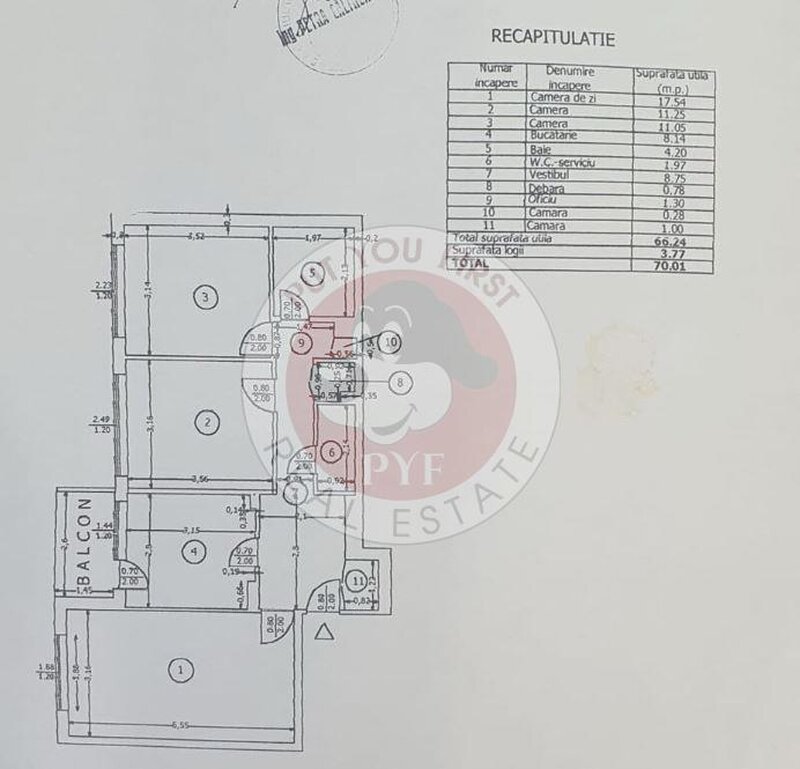 Piata Rahova | 3 camere | 70mp | Decomandat | B12374